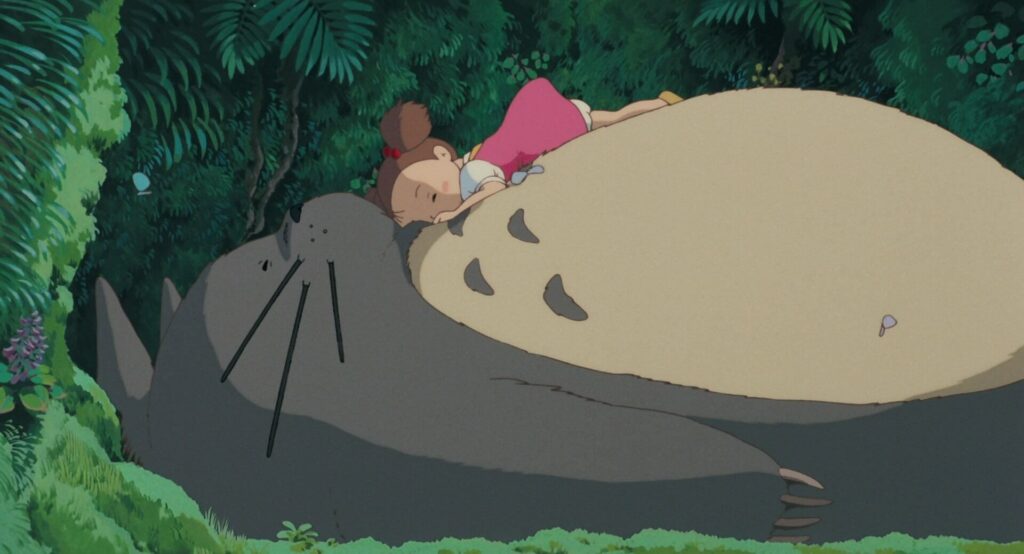 Mon voisin Totoro Mei Forest dort