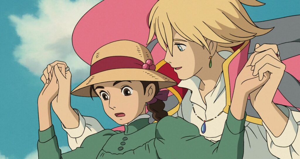 Studio Ghibli Howl's Moving Castle Sophie Floating