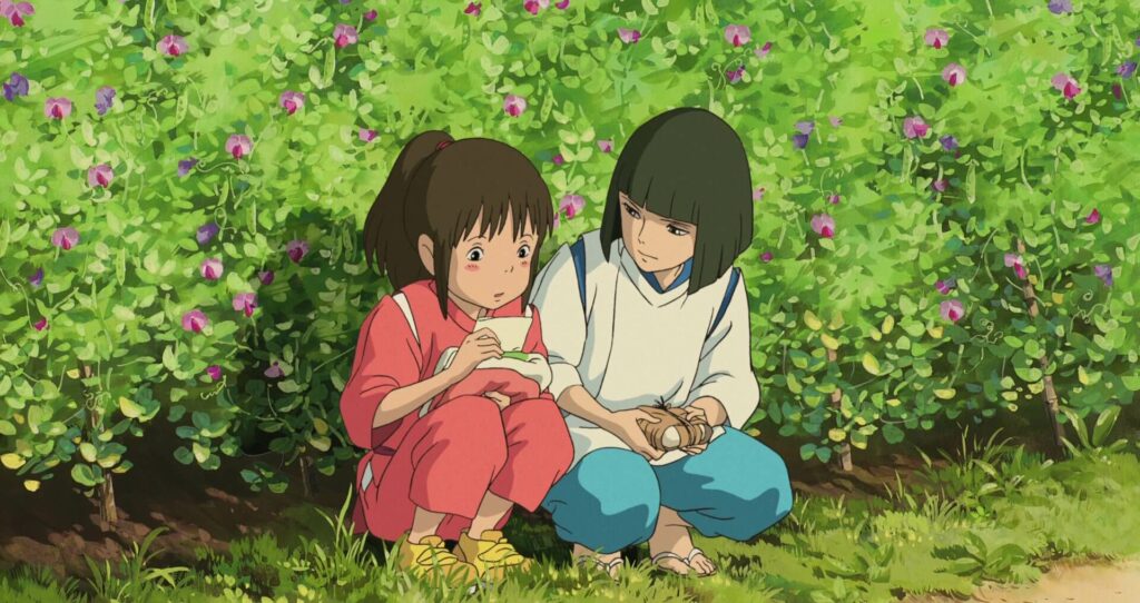 Studio Ghibli Le Voyage de Chihiro Chihiro et Haku