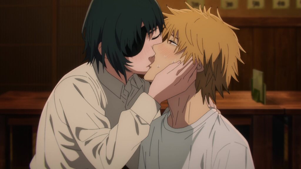 Himeno embrasse Denji