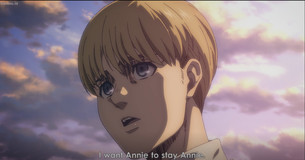 Armin respectant la décision d'Annie