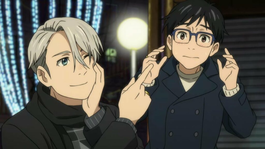 Yuri et Victor dans Yuri On Ice