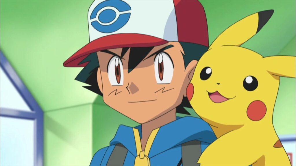 Pokemon Ash et Pikachu ensemble fond d'écran capture d'écran HQ
