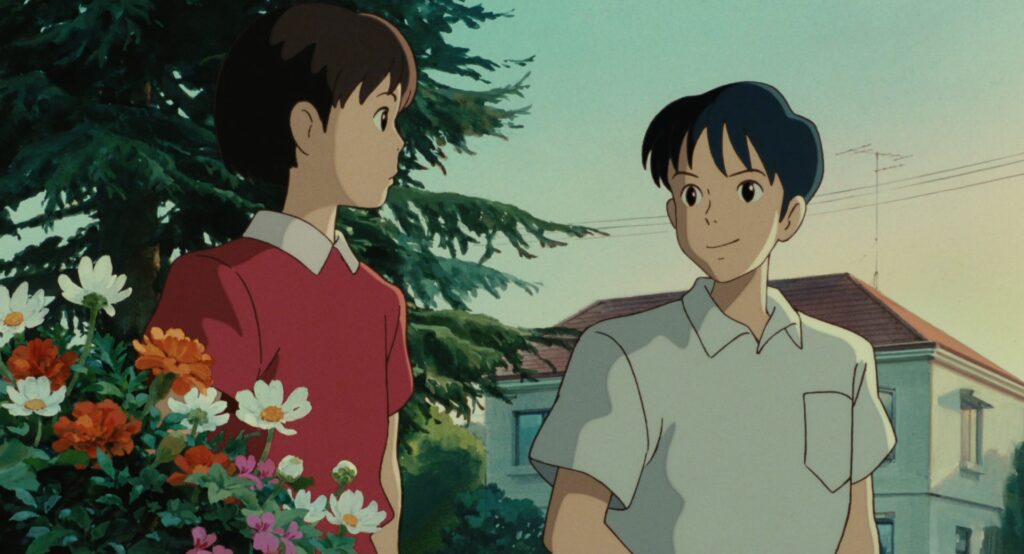 Shizuku et Seiji dans Le murmure du cœur
