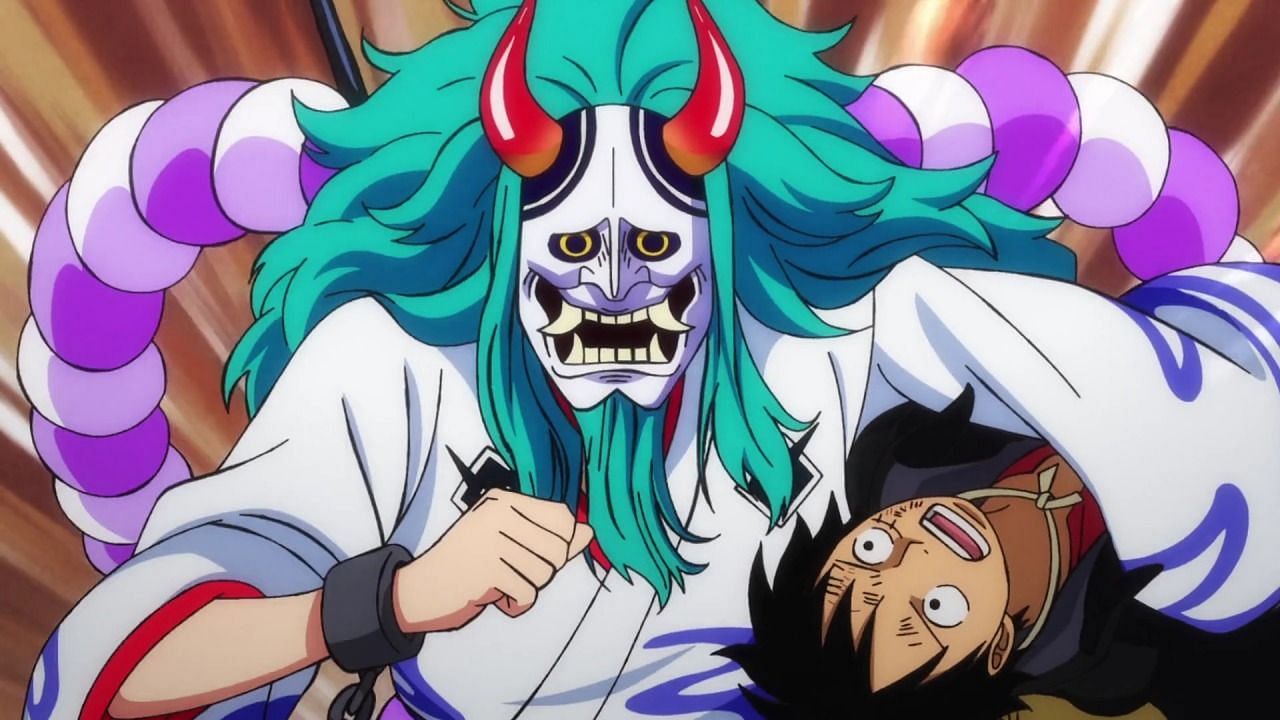 Yamato et Luffy comme on le voit dans l'anime One Piece (Crédits image : Eiichiro Oda/Shueisha, Viz Media, One Piece)