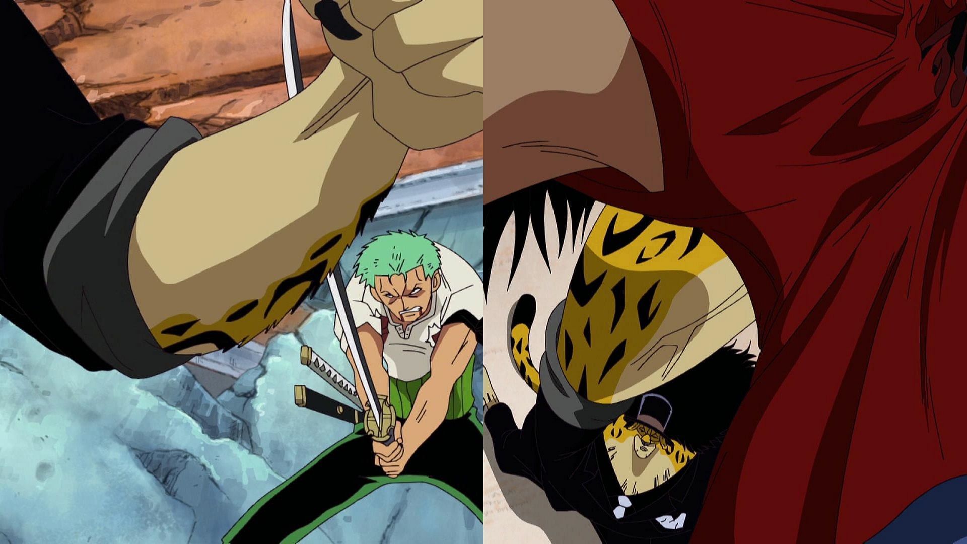 Dans Water Seven, Lucci a anéanti Luffy et Zoro (Image via Toei Animation, One Piece)