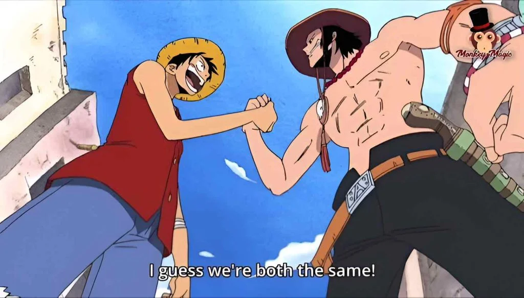 Luffy et Ace se retrouvent