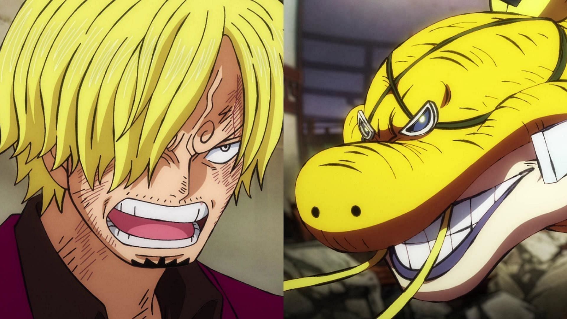 Sanji vs Queen était un beau combat (Image via Toei Animation, One Piece)