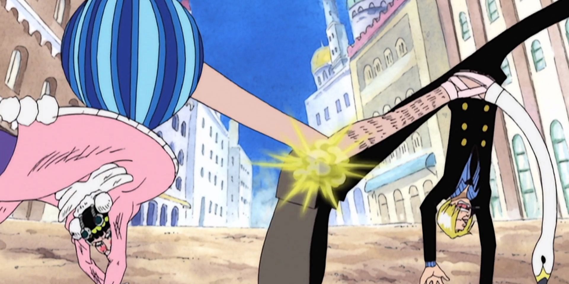 Sanji contre Bon Clay (Image via Toei Animation)