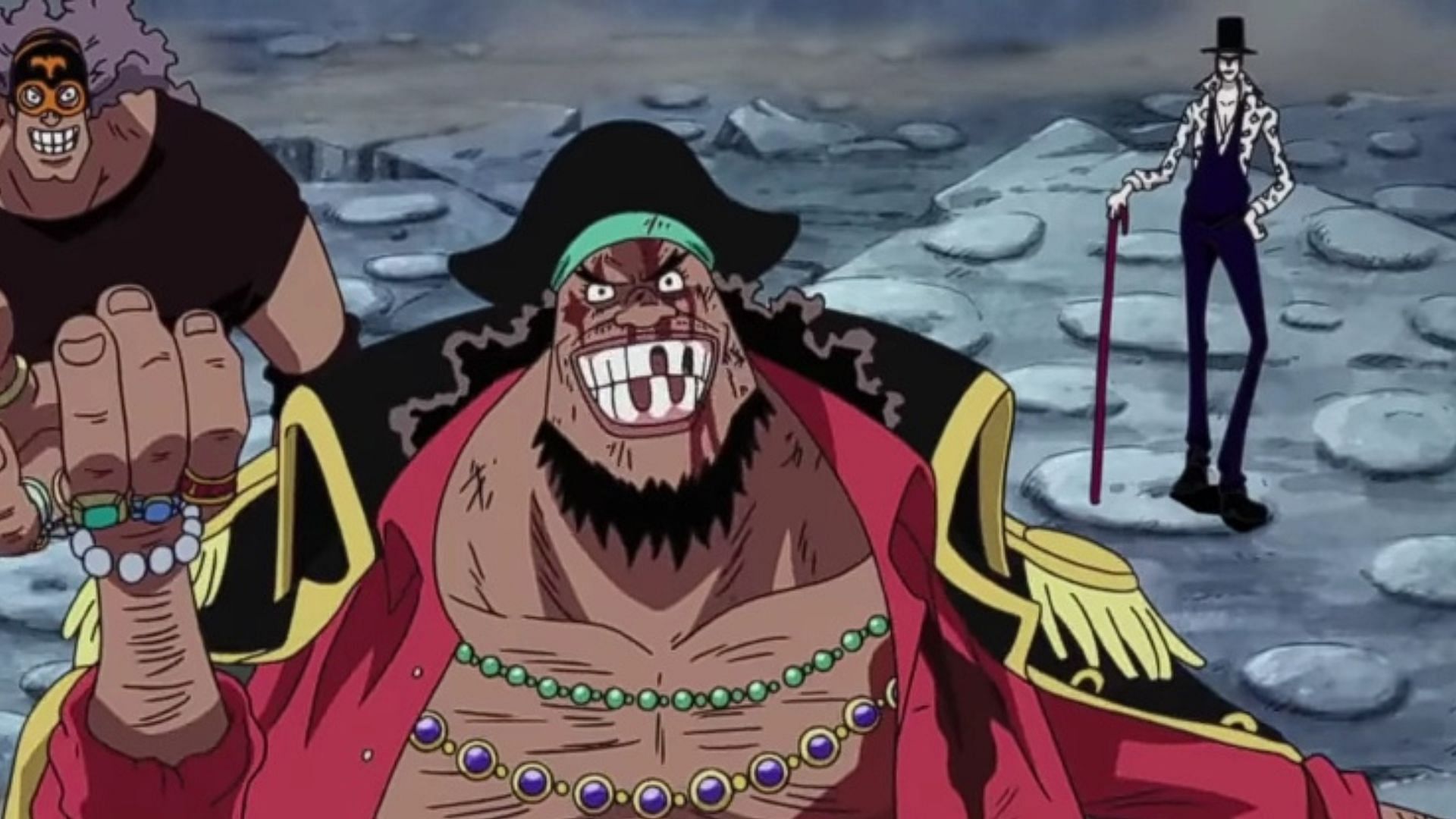 Barbe Noire vue dans One Piece (Image via Toei Animation)
