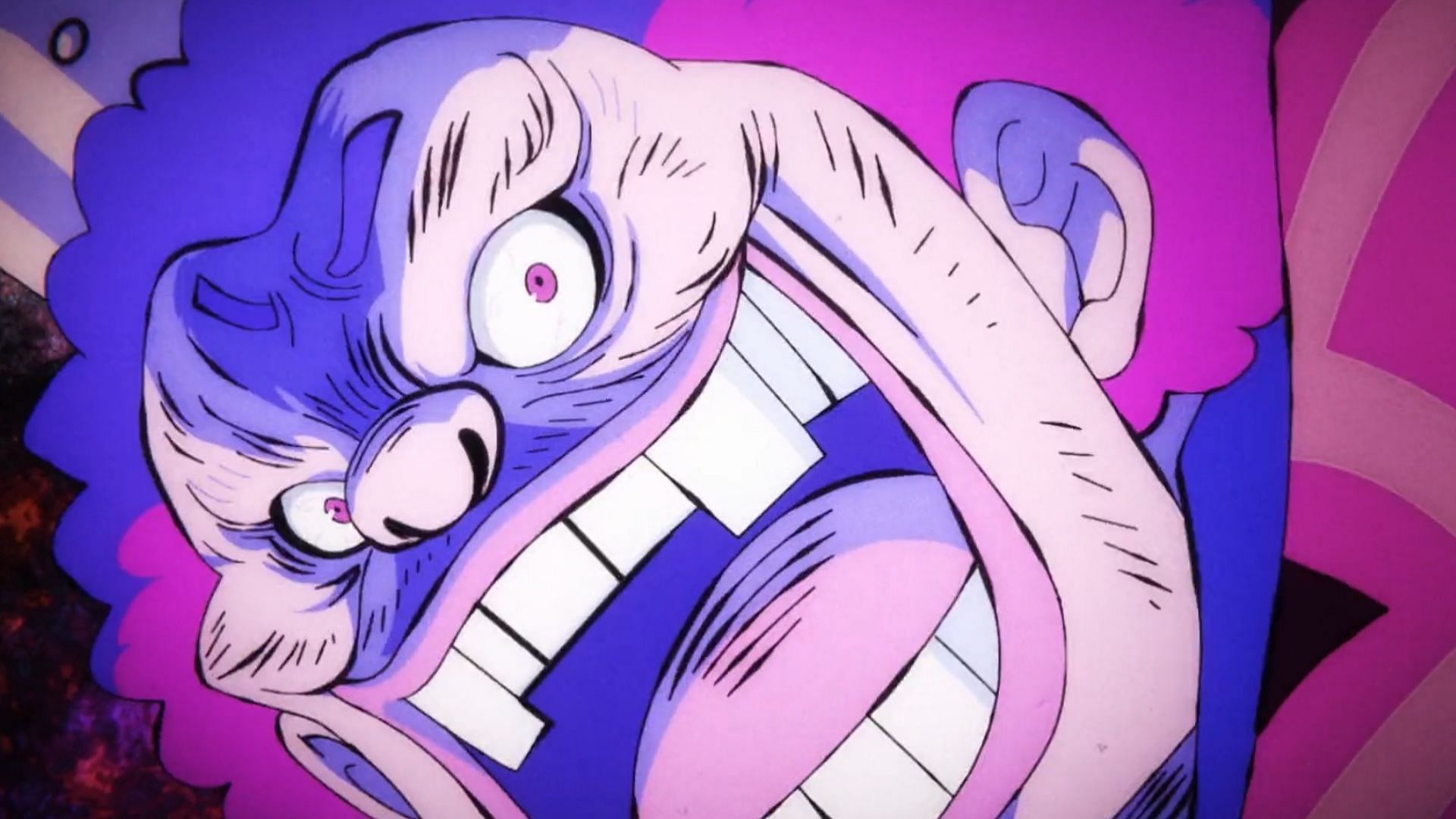 Orochi comme on le voit dans l'épisode 1075 de One Piece (Image via Toei Animation)