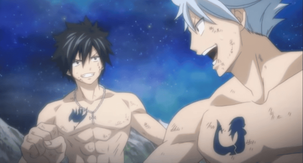 Gray Fullbuster and Lyon Vastia