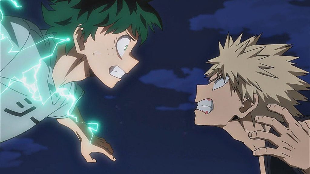 Midoriya and Bakugu